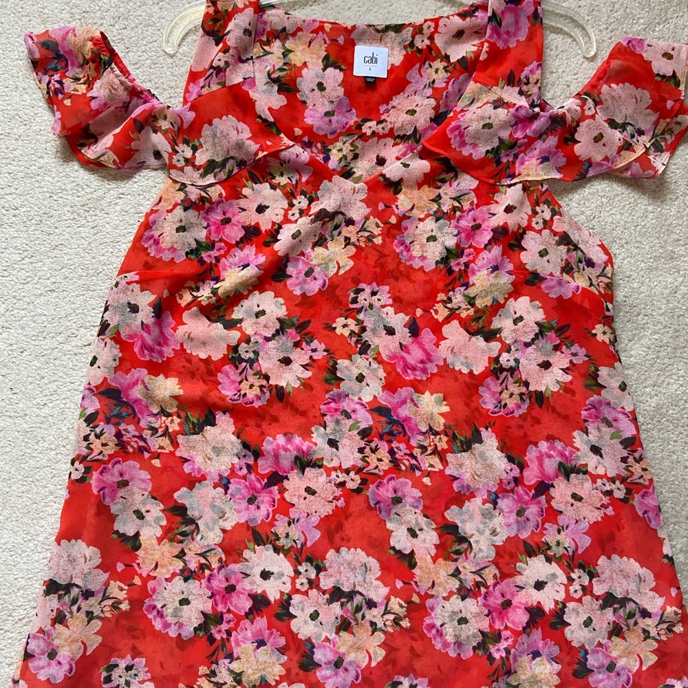 CAbi cold shoulder blouse